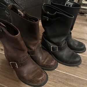 Frye Engineer Boots 2 pair
